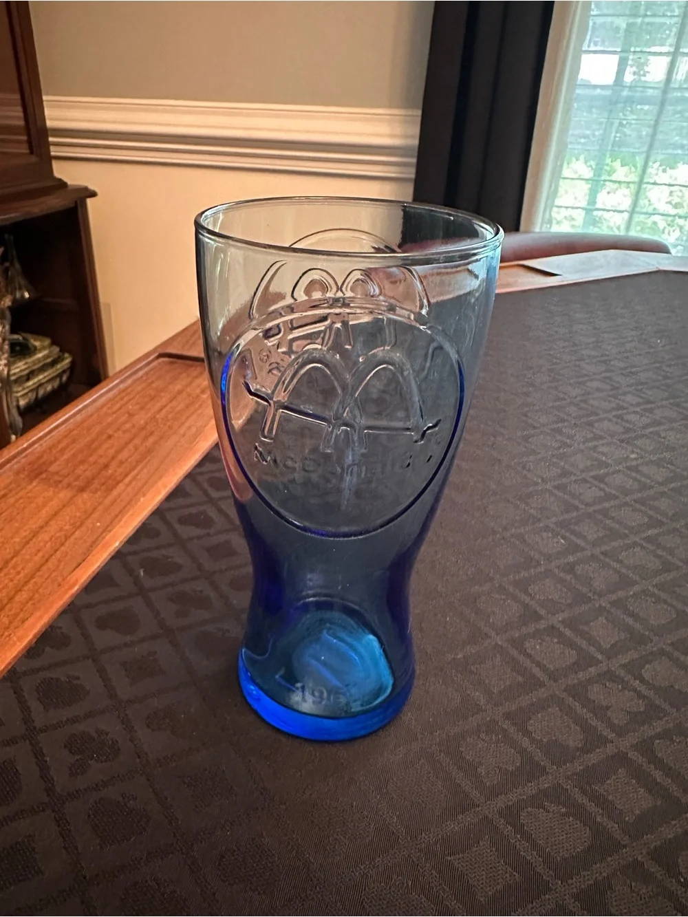 McDonald's Blue Collector Glass 1961 Era
